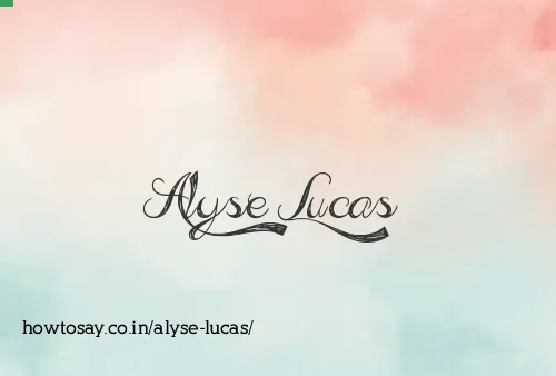 Alyse Lucas