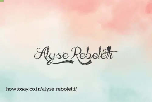 Alyse Reboletti