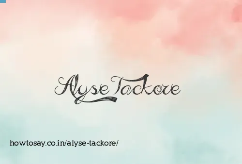 Alyse Tackore