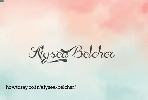 Alysea Belcher