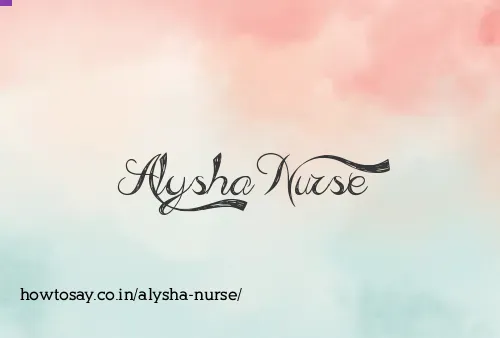 Alysha Nurse