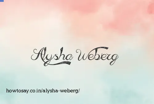 Alysha Weberg
