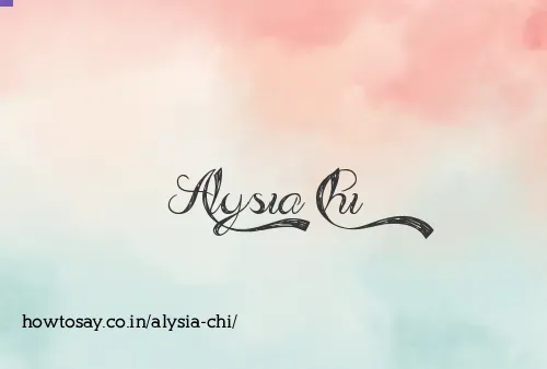 Alysia Chi