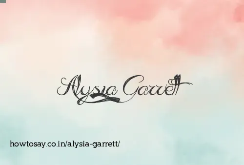 Alysia Garrett