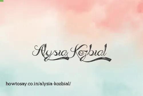 Alysia Kozbial