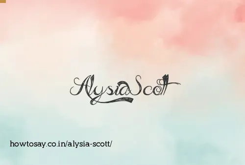 Alysia Scott