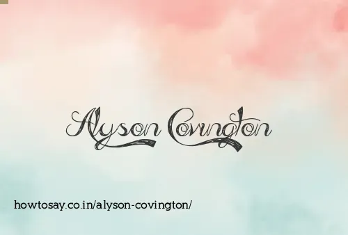 Alyson Covington