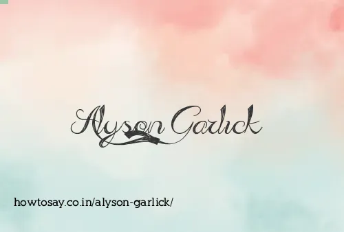 Alyson Garlick