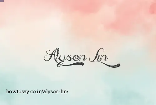 Alyson Lin