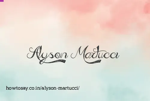 Alyson Martucci