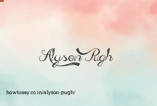 Alyson Pugh