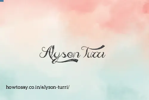 Alyson Turri