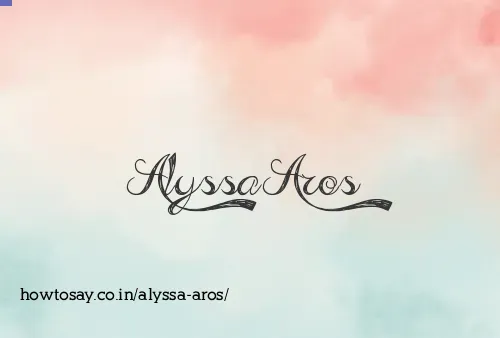 Alyssa Aros