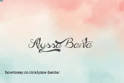 Alyssa Banta