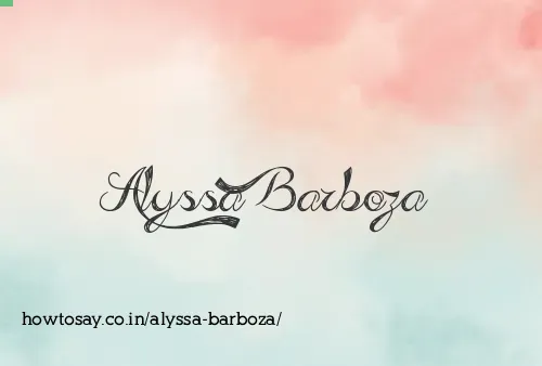 Alyssa Barboza