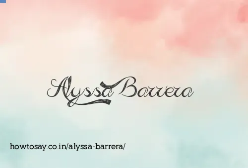 Alyssa Barrera