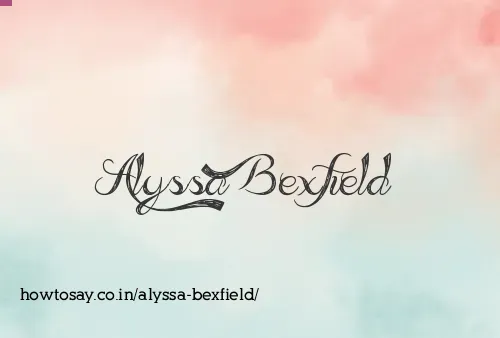Alyssa Bexfield