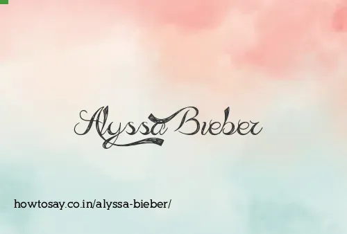 Alyssa Bieber