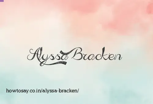 Alyssa Bracken