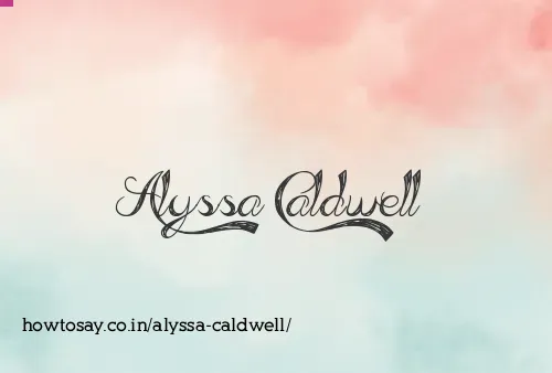 Alyssa Caldwell