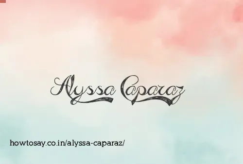 Alyssa Caparaz