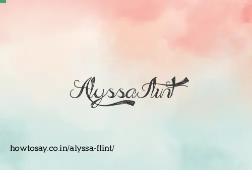 Alyssa Flint