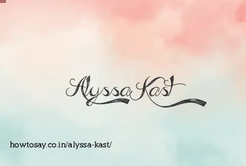 Alyssa Kast