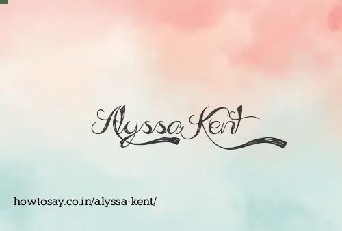 Alyssa Kent