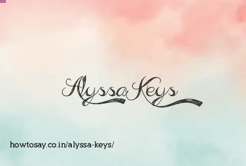 Alyssa Keys