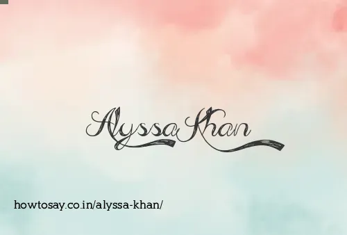 Alyssa Khan