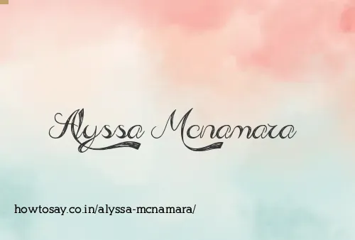 Alyssa Mcnamara