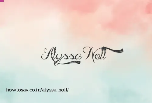 Alyssa Noll