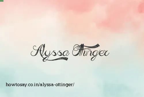 Alyssa Ottinger