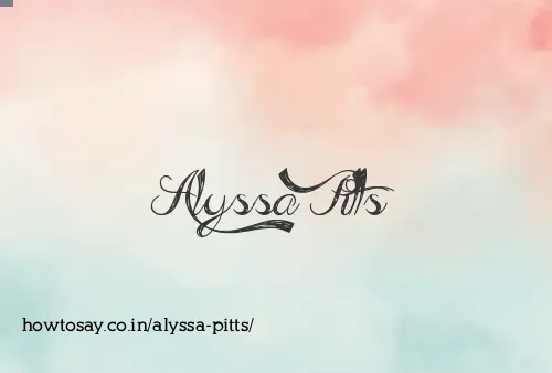 Alyssa Pitts