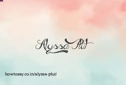 Alyssa Plut