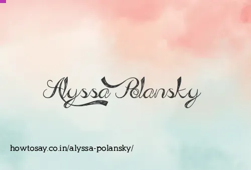 Alyssa Polansky