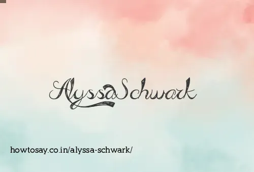 Alyssa Schwark