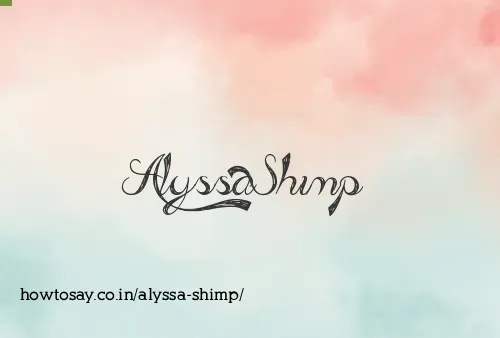 Alyssa Shimp