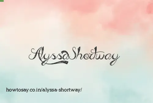 Alyssa Shortway