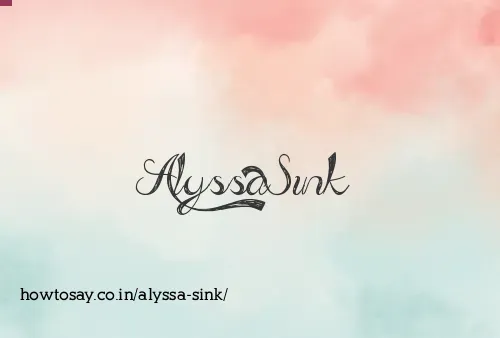 Alyssa Sink
