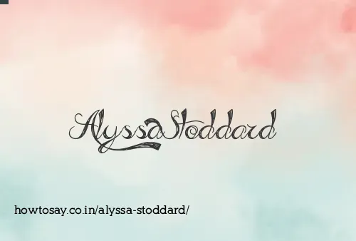 Alyssa Stoddard