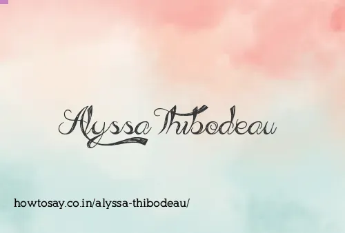 Alyssa Thibodeau