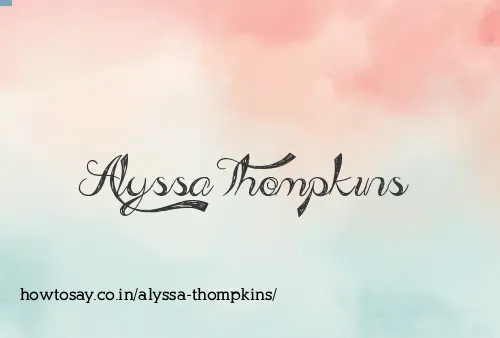Alyssa Thompkins