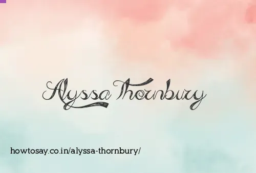Alyssa Thornbury