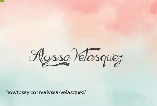 Alyssa Velasquez