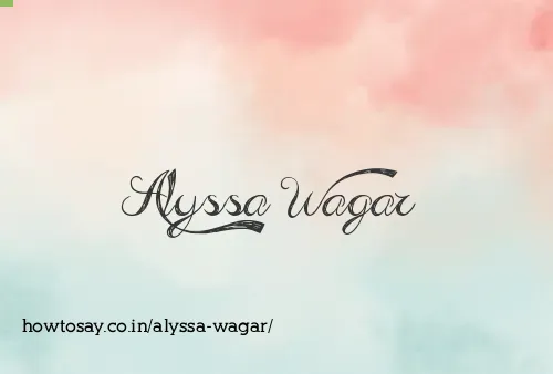 Alyssa Wagar