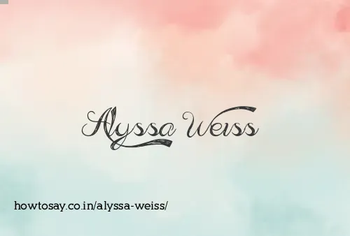 Alyssa Weiss
