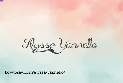 Alyssa Yannello