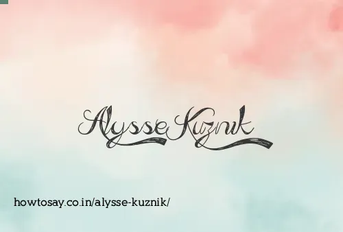Alysse Kuznik