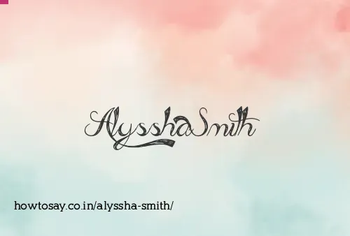Alyssha Smith